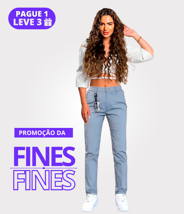 QUEIMA DE ESTOQUE 🔥 - Calça Social Feminina- SENSE CONFORT - [PAGUE 1 LEVE 3] +  BRINDE