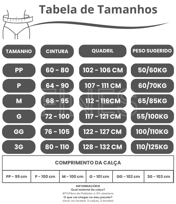 QUEIMA DE ESTOQUE 🔥 - Calça Social Feminina- SENSE CONFORT - [PAGUE 1 LEVE 3] +  BRINDE