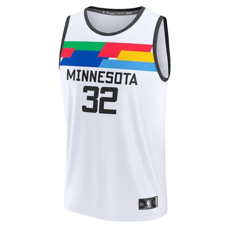 Karl-Anthony Towns Minnesota Timberwolves Unisex 2023 Fastbreak NBA Jersey - City Edition - White