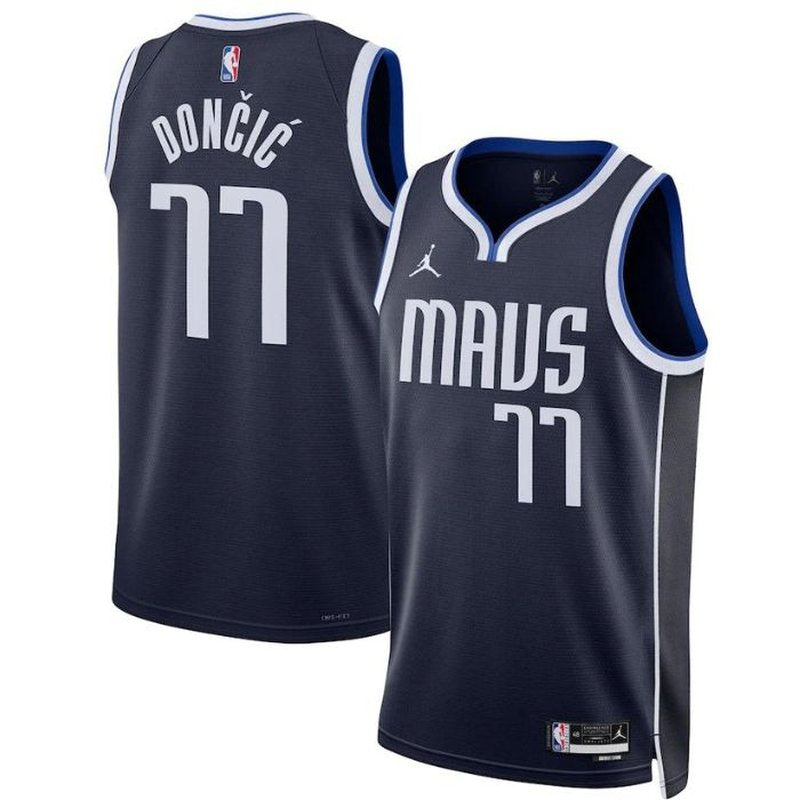 Luka Doncic Dallas Mavericks Unisex 2023 Statement Edition NBA Jersey - Navy