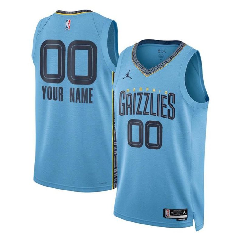 Memphis Grizzlies Unisex 2023 NBA Jersey - Statement Edition - Blue