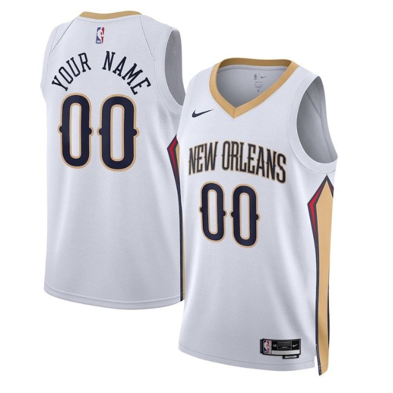 New Orleans Pelicans Unisex 2023 White NBA Jersey - Association Edition