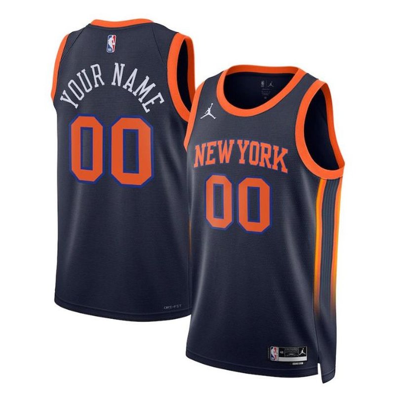 New York Knicks Unisex 2023 NBA Jersey - Statement Edition - Navy