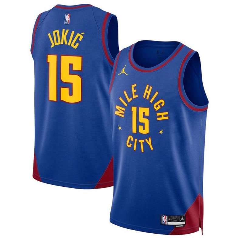 Nikola Jokic Denver Nuggets Unisex 2023 Statement Edition NBA Jersey - Blue