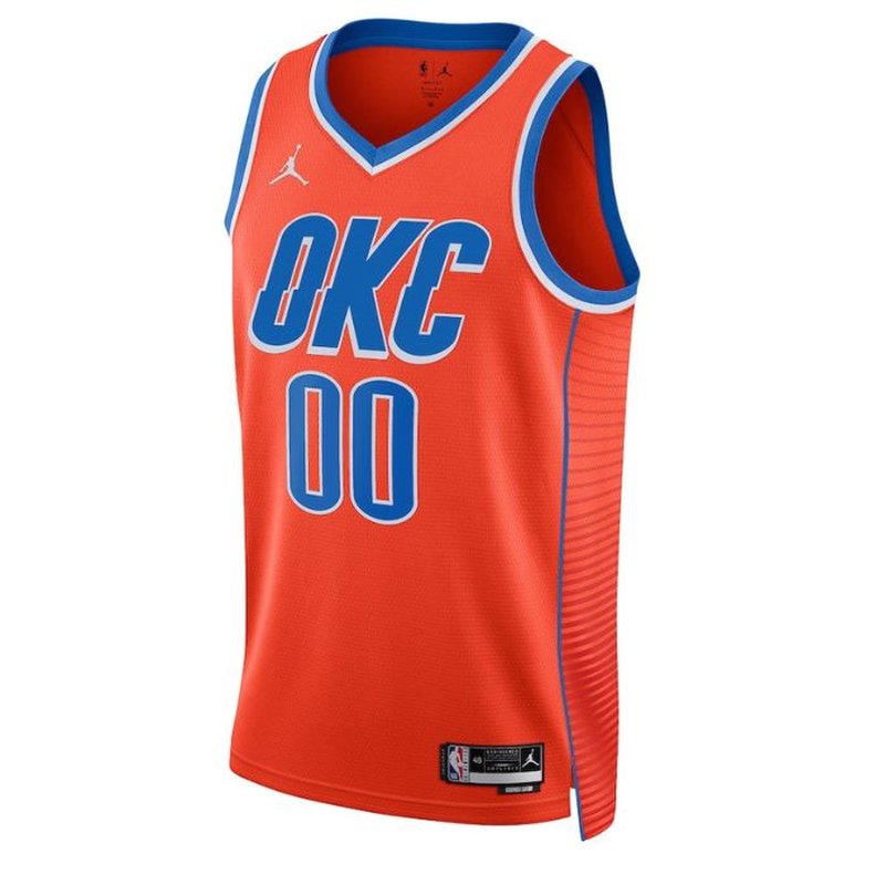 Oklahoma City Thunder Unisex 2023 NBA Jersey - Statement Edition - Orange