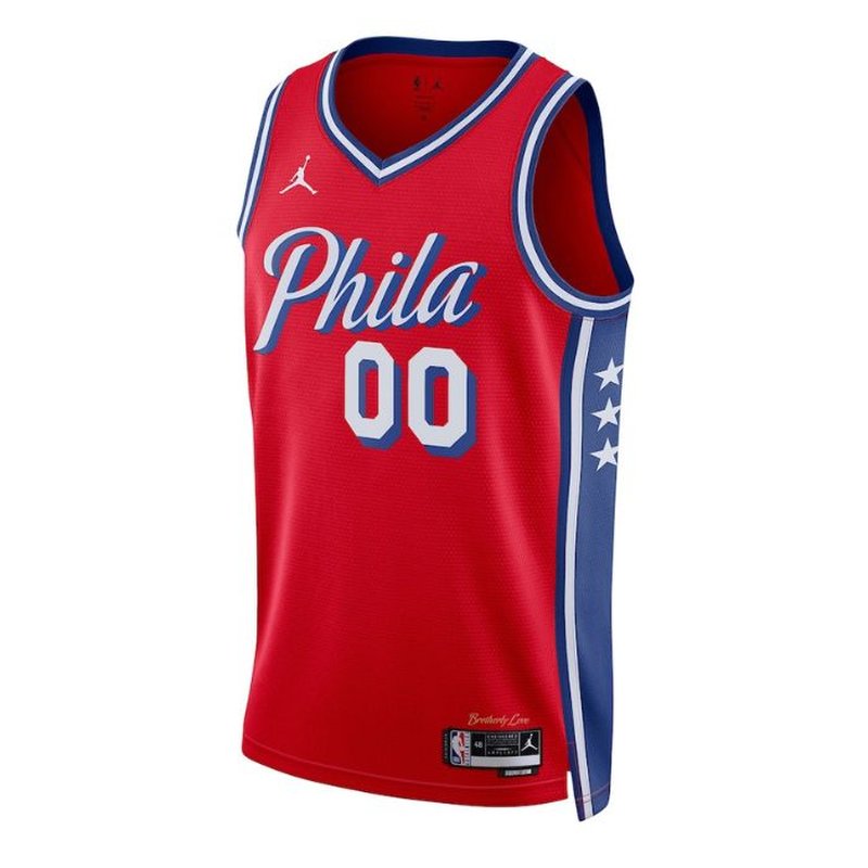 Philadelphia 76ers Unisex 2023 NBA Jersey - Statement Edition - Red