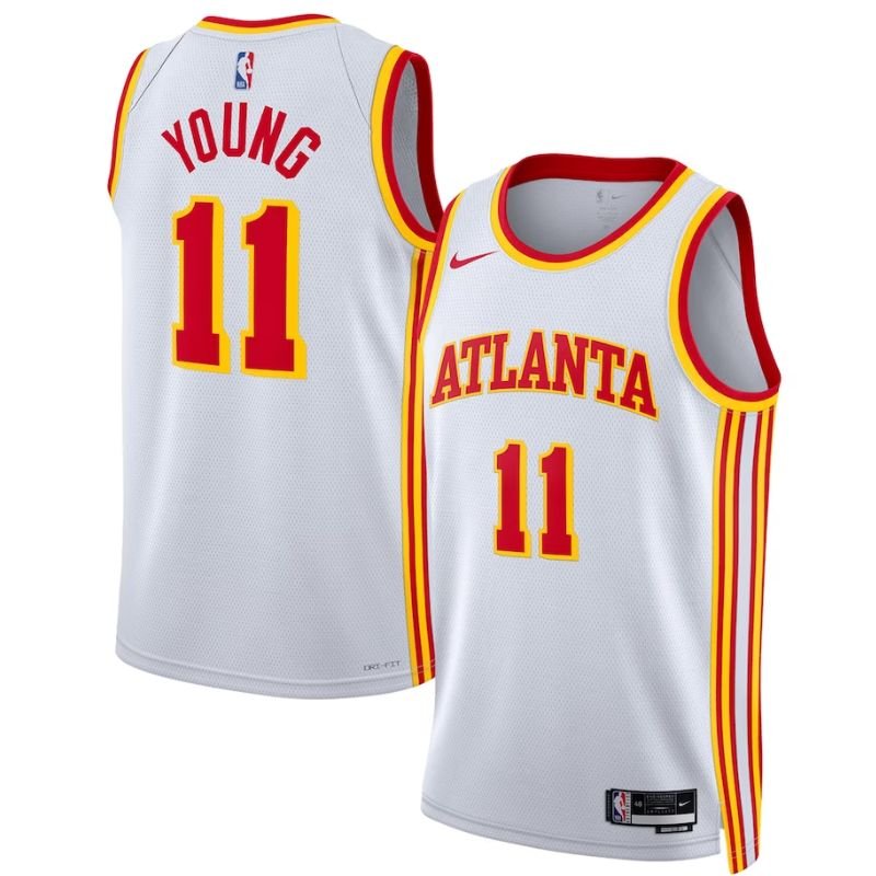 Trae Young Atlanta Hawks Unisex 2023 NBA Jersey - Association Edition - White