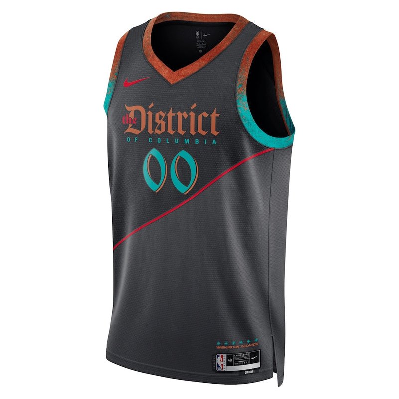 Washington Wizards Unisex 23/24 NBA Jersey - Black - City Edition